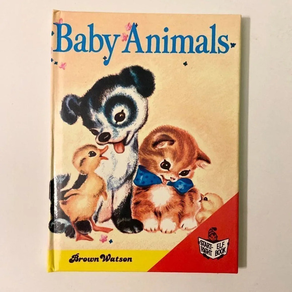 Vintage 1980 Start Right Elf Books Sunny Meadow Stories and  Baby Animals - Picture 10 of 16